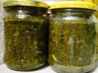 Щавель на зиму, консервированный щавель, соленый щавель