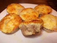Мясной кекс с сырной начинкой