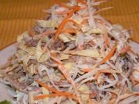 Салат с мясом «Загадочный»