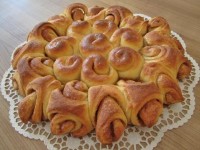 Дрожжевой пирог Букет роз — вкусно и красиво!