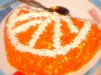 Праздничный салат Долька апельсина – яркое блюдо на вашем столе!