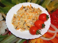 Рецепт дикого риса с луком и морковью