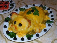 Поросенок из картофельного пюре и мяса – украсит любой праздничный стол!