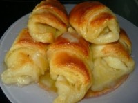 Булочки из слоеного теста на скорую руку. Булочки с сыром и картофелем