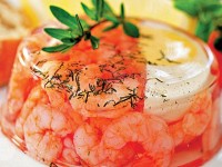 Креветки в желе. Заливное с морепродуктами