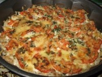 Запеченная рыба с сыром и помидорами. Рыба в духовке