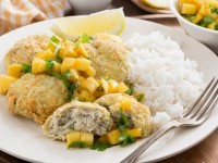Рыбные котлеты с сальсой – рецепт тайской кухни