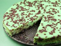 Творожный чизкейк с шоколадно-мятным вкусом