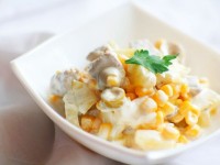 Салат с мясом, ананасами и маслинами Купеческий