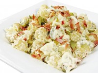 Картофельный салат с сыром и яйцами Деревенский