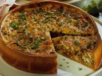 Старорусская кухня – пудинг с грибами