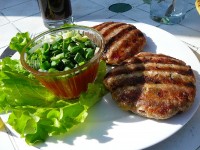 Бифштекс из рубленой крольчатины (зайчатины) по рецептам старорусской кухни
