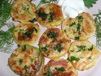 Жареные кабачки в чесночно-сметанном кляре