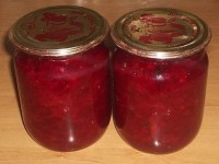 Салат со свеклой и белокочанной капустой на зиму