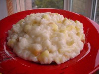 Каша рисовая с яблоками – старорусская кухня