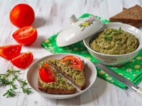 Паштет из кабачков с овощами и грибами