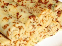 Блинчики сырные с зеленью
