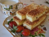 Песочно-творожный пирог простого приготовления