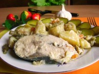 Тунец – рецепт приготовления. Рыба в духовке с овощами