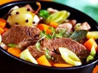 Рагу из телятины с репой и овощами по старорусскому рецепту