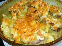 Свинина с картошкой в духовке по-французски