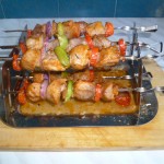 Шашлык из свинины в духовке и рецепт маринада для шашлыка